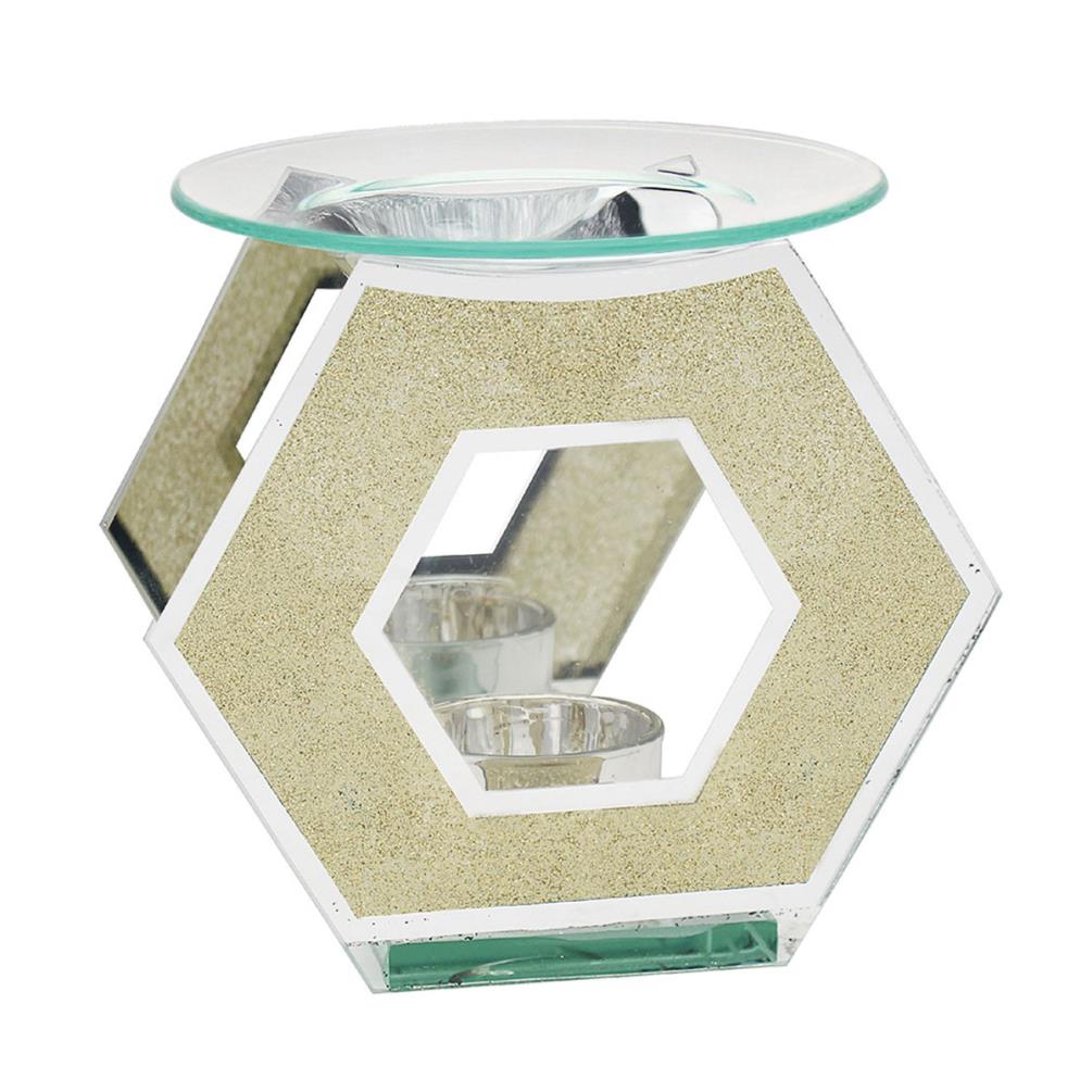 Desire Glitter Gold Hexagon Wax Melt Warmer £6.59